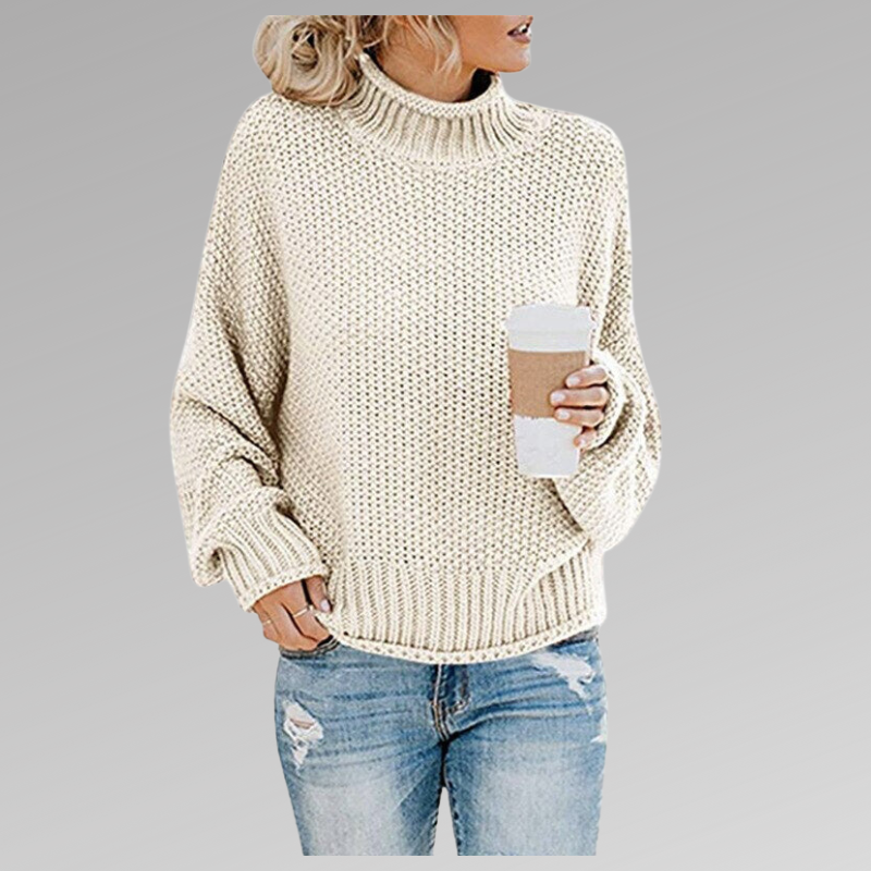 Maglione Donna a Collo Alto per le Giornate Fresche