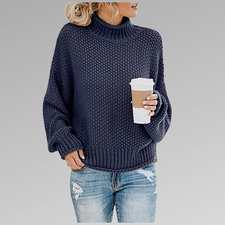 Maglione Donna a Collo Alto per le Giornate Fresche