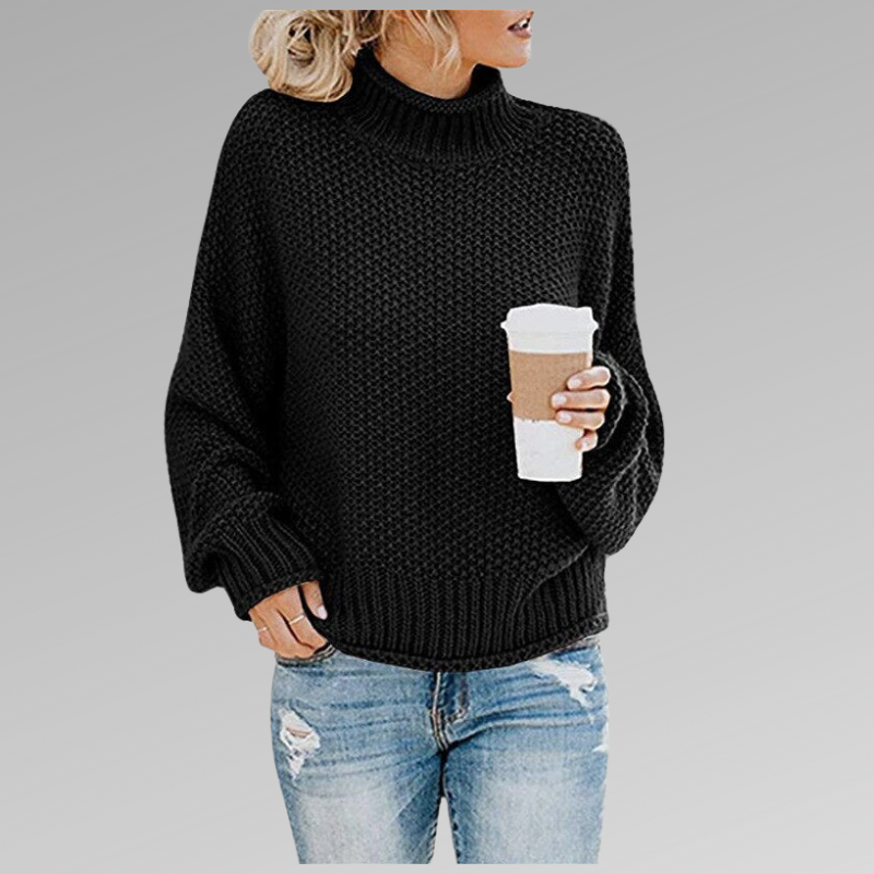 Maglione Donna a Collo Alto per le Giornate Fresche