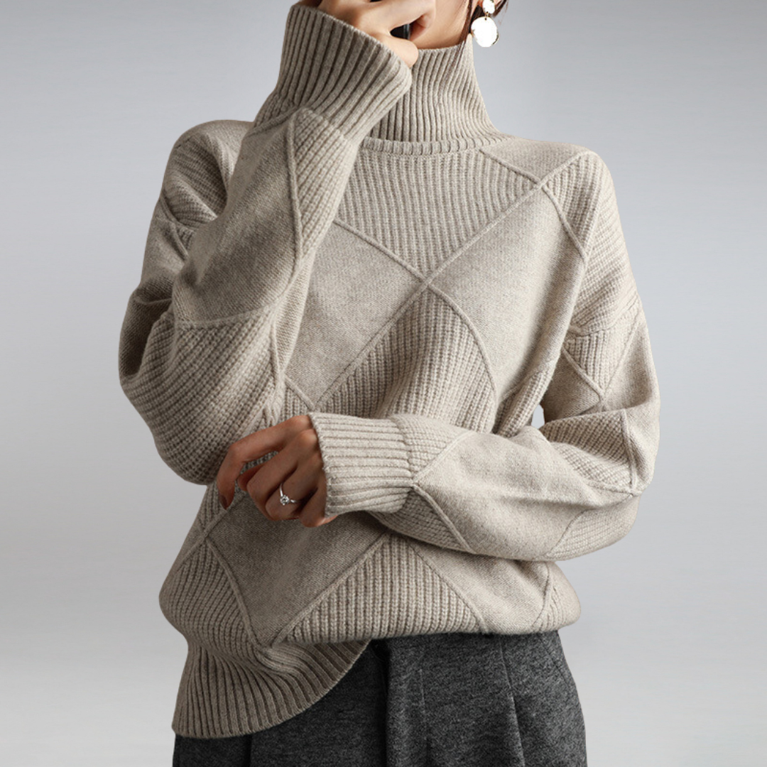 Maglione Donna a Collo Alto