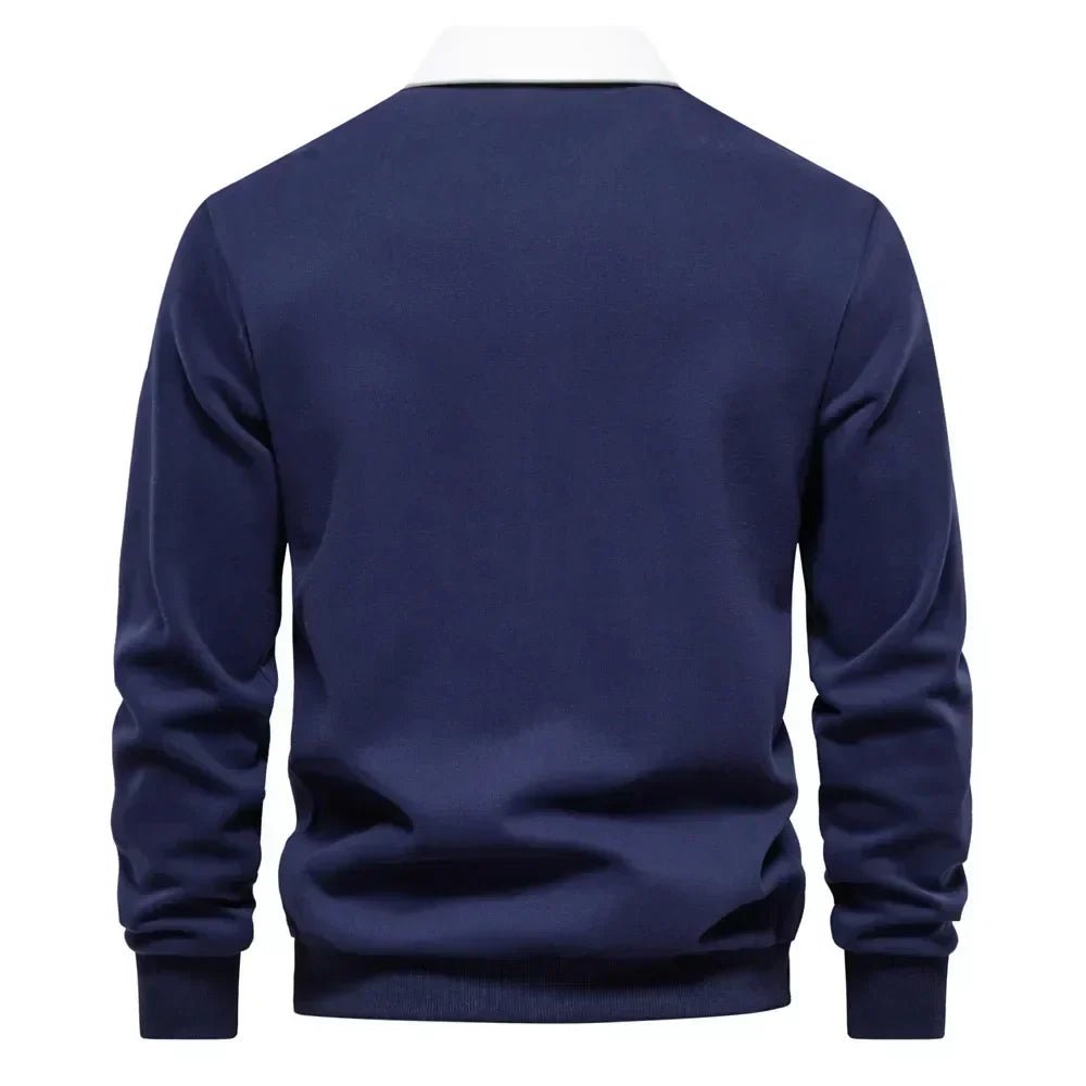 Maglione Polo Uomo a Maniche Lunghe