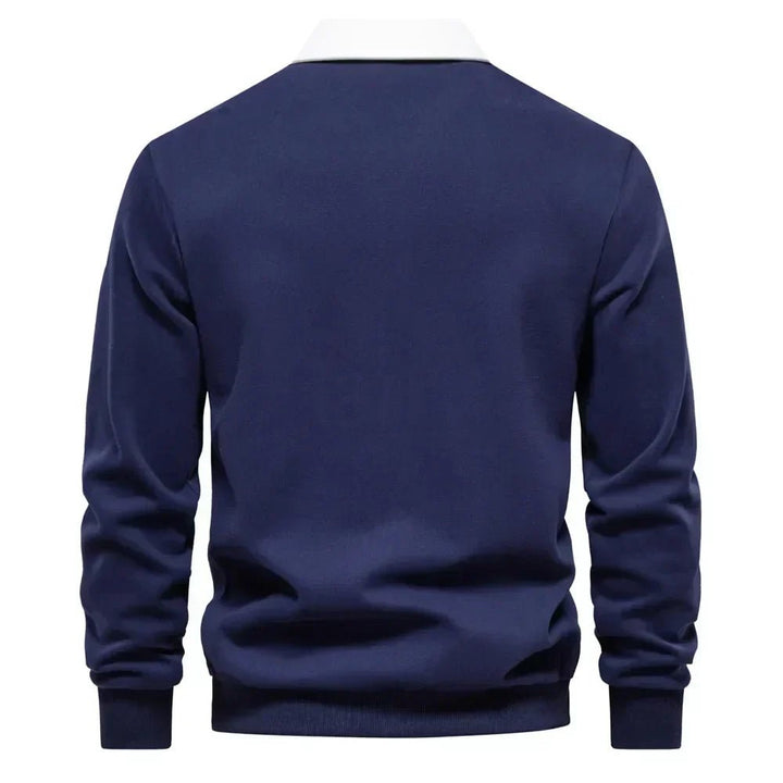 Maglione Polo Uomo a Maniche Lunghe