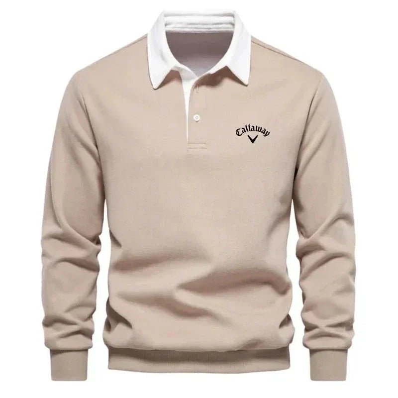 Maglione Polo Uomo a Maniche Lunghe