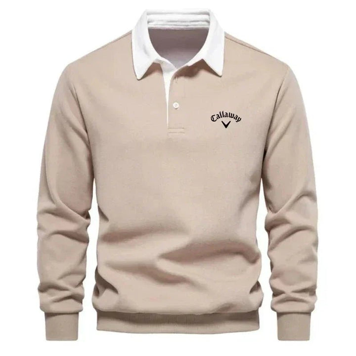Maglione Polo Uomo a Maniche Lunghe