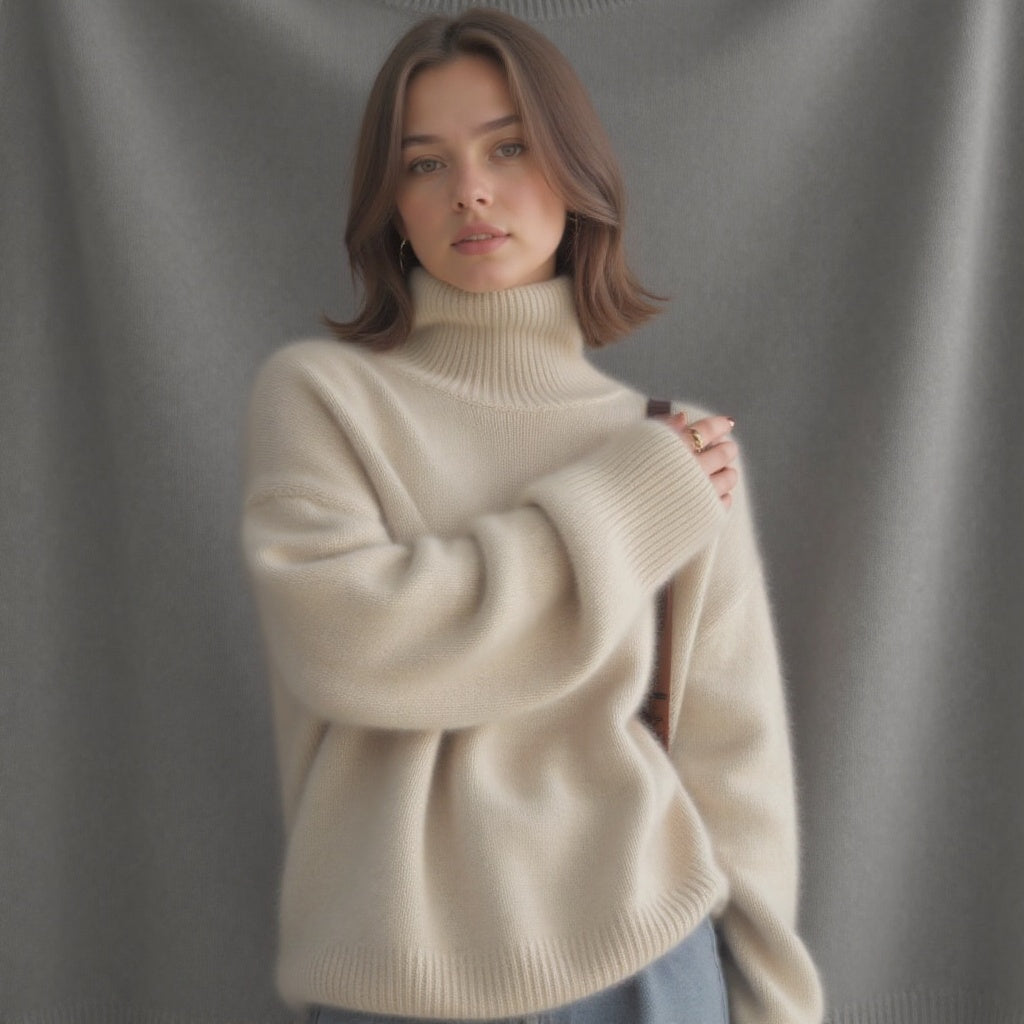 Maglione da Donna a Collo Alto
