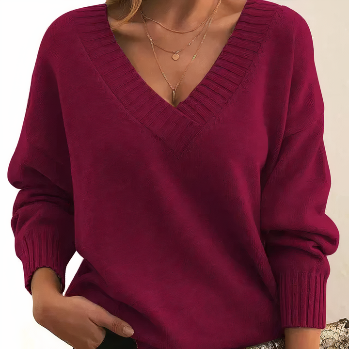 Maglione da Donna con Collo a V