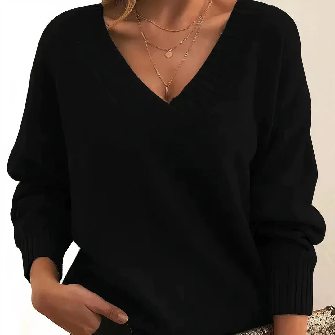 Maglione da Donna con Collo a V