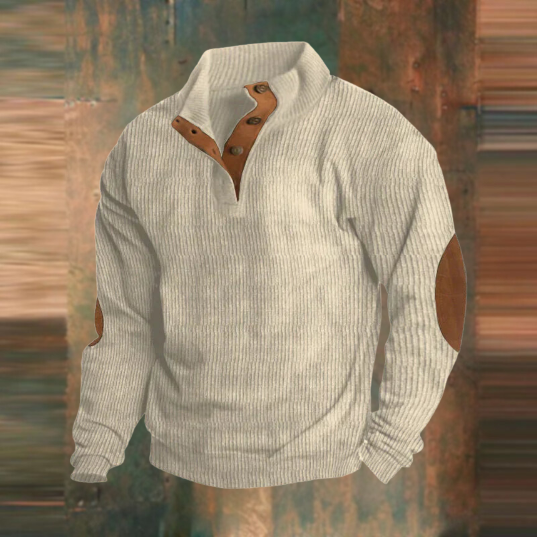 Maglione da uomo con collo alto per l'uso quotidiano