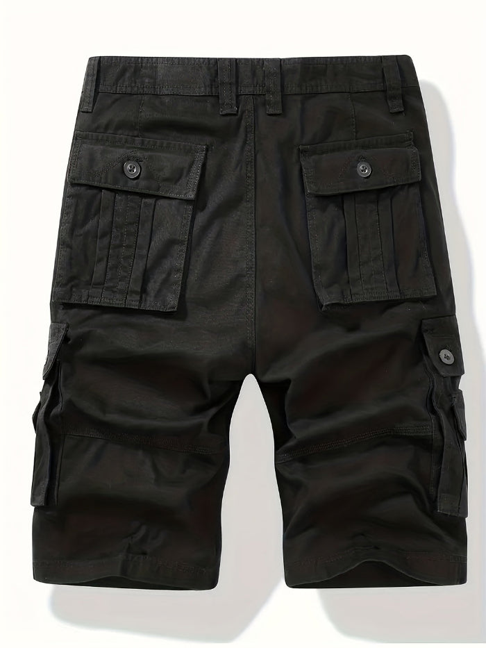 Pantaloncini cargo da uomo con cintura