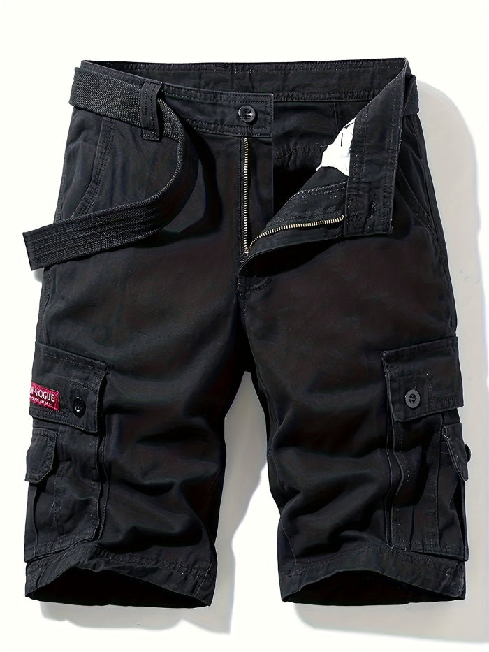 Pantaloncini cargo da uomo con cintura