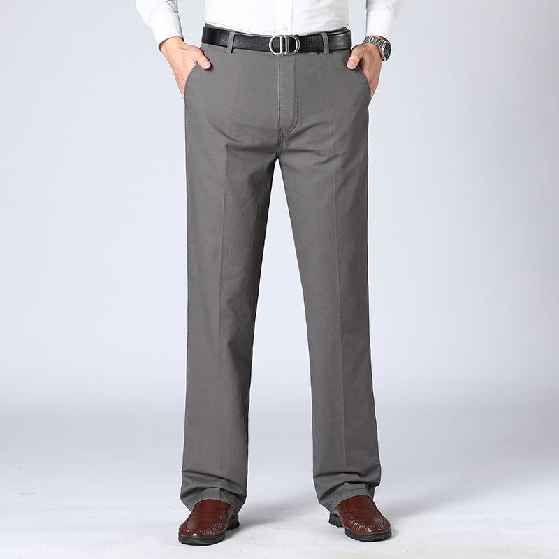 Elegante Herrenhose mit Bundfalten und Taschen fürs Büro