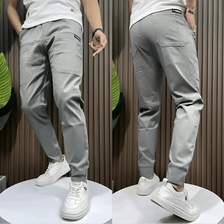 Pantaloni jogger da uomo con tasche utility