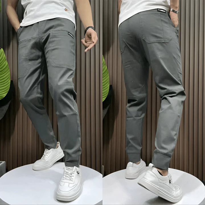 Pantaloni jogger da uomo con tasche utility