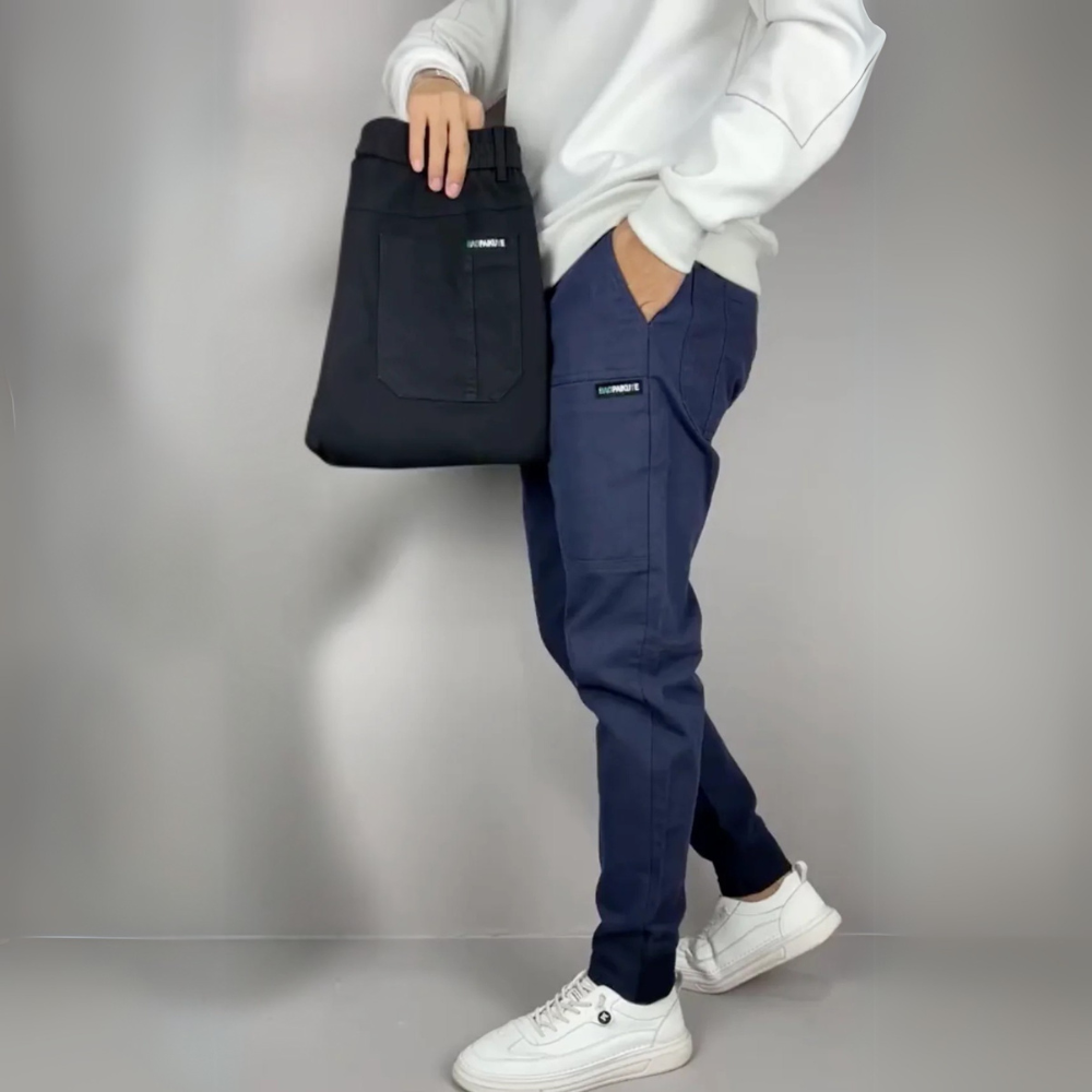  Pantaloni jogger da uomo con tasche utility