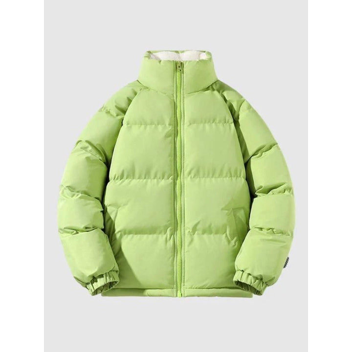 Piumino da uomo con fodera effetto sherpa – dettaglio 4