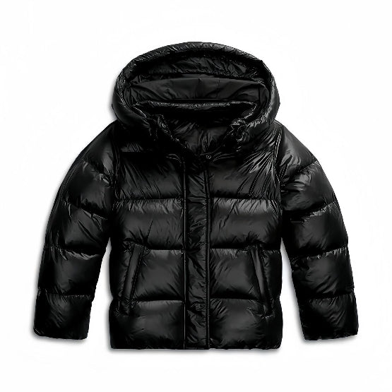 Piumino Donna con Cappuccio Fisso Casual Invernale