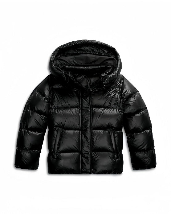 Piumino Donna con Cappuccio Fisso Casual Invernale
