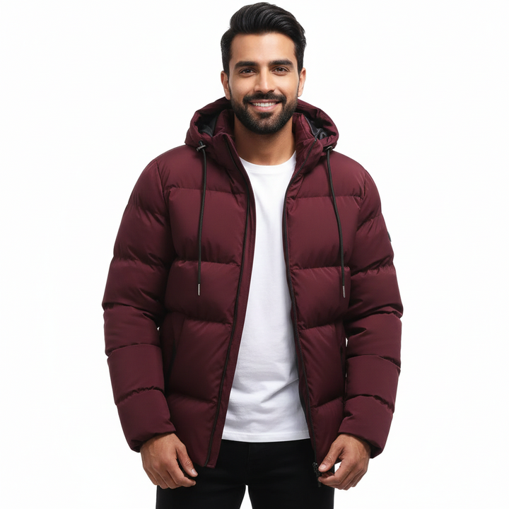 Piumino da Uomo con Cappuccio