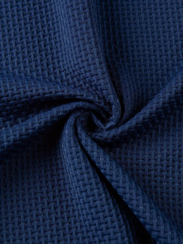 Polo da uomo con texture geometrica