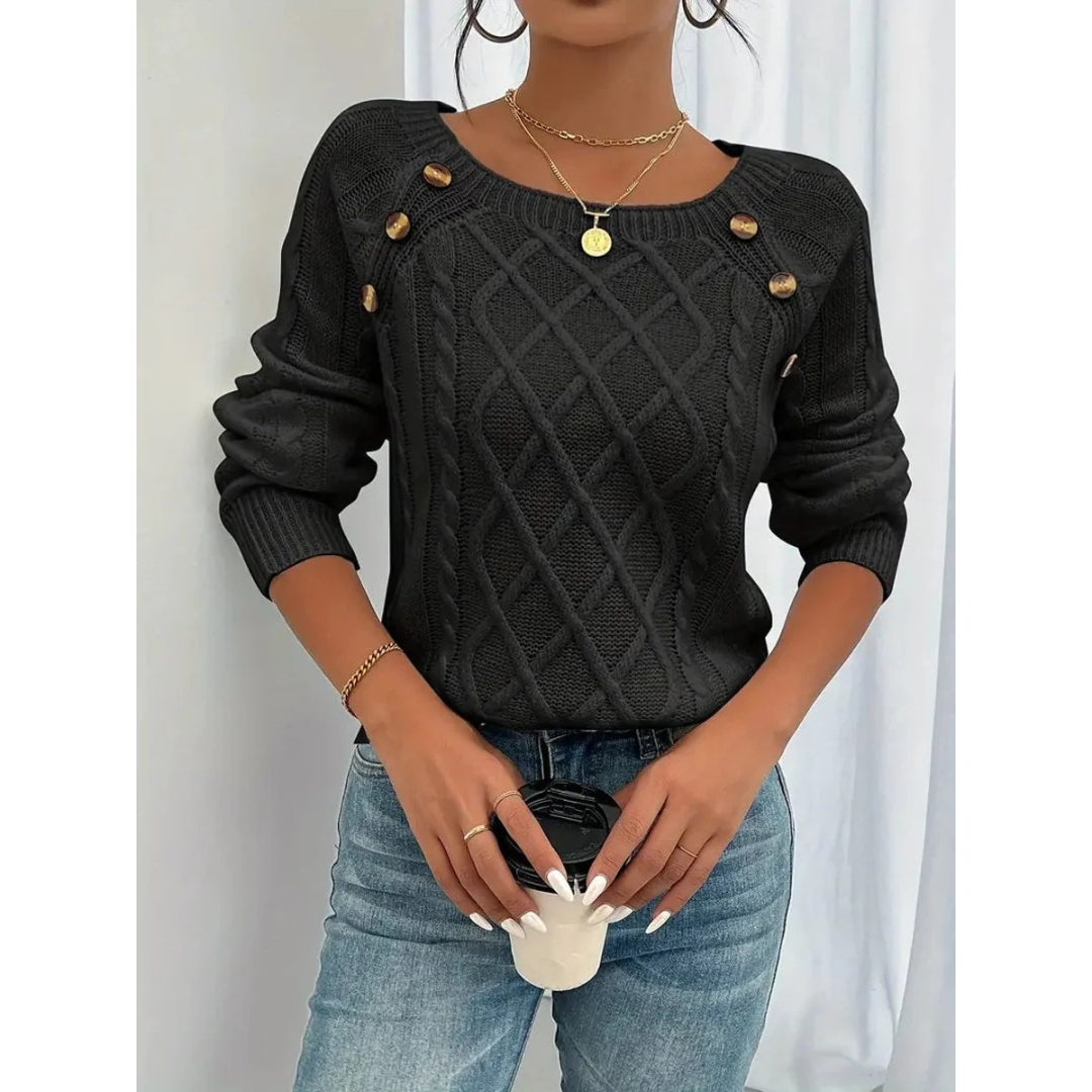 Pullover Donna dal Profilo Classico