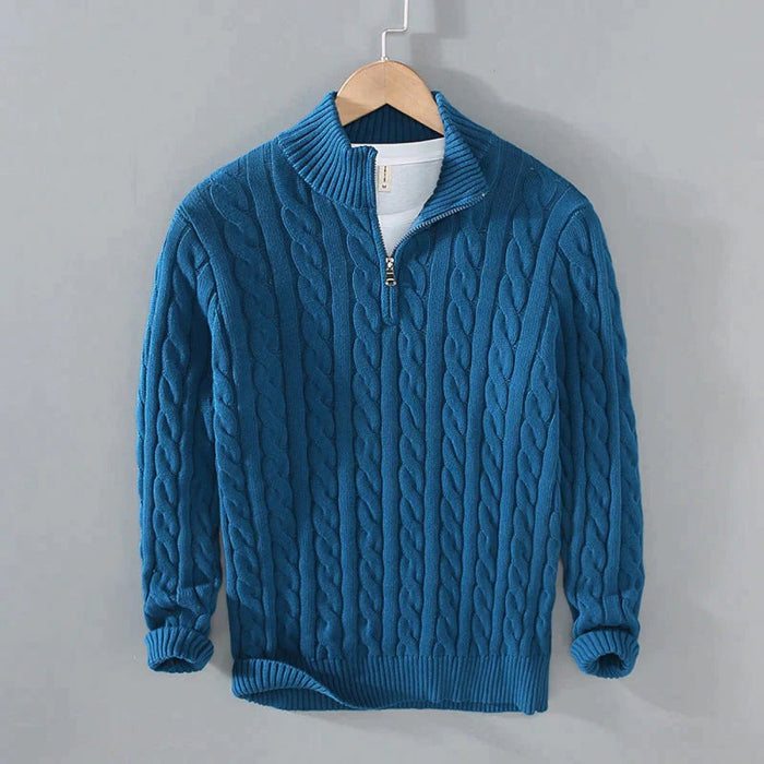 Pullover Uomo con Collo Alto per Giornate Fresche