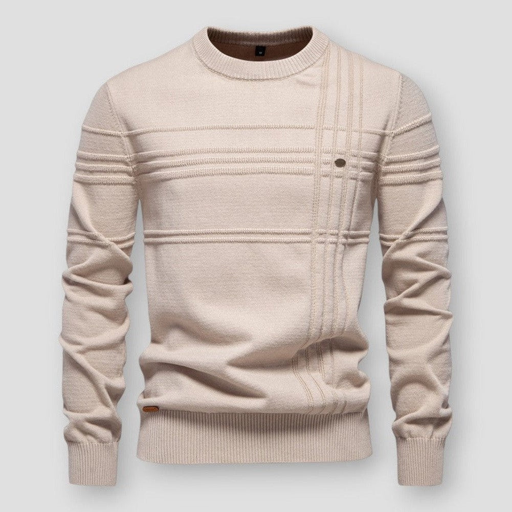 Pullover Uomo dal Taglio Geometrico