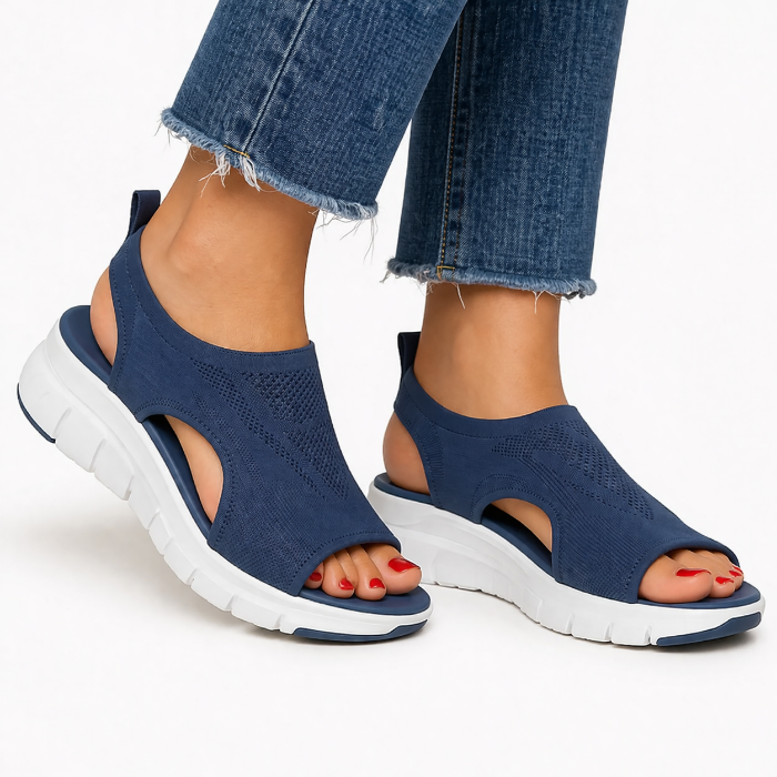 Damensandalen für Sommerspaziergänge