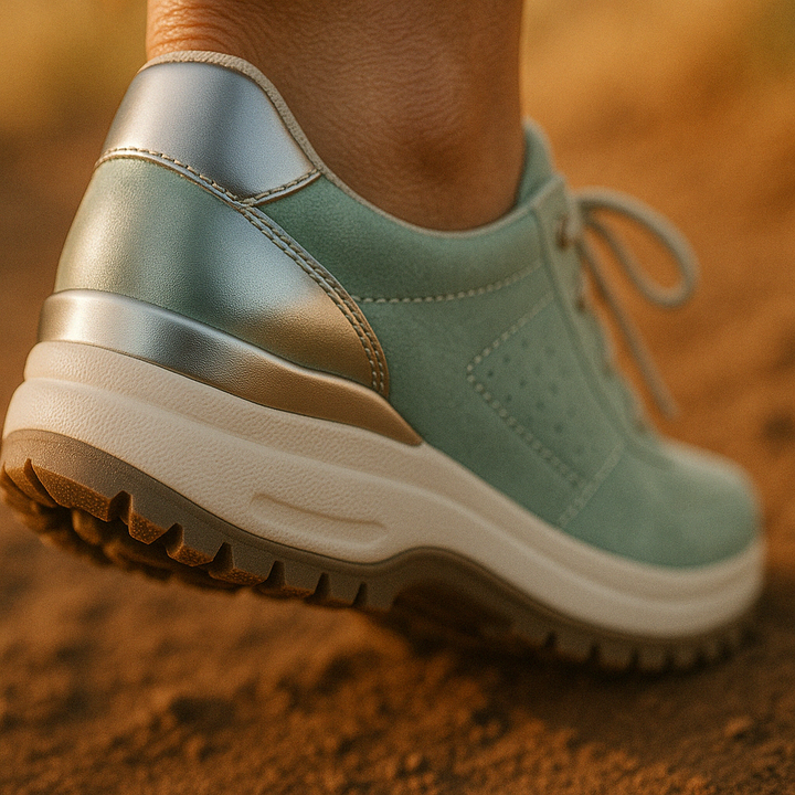Sneakers da donna con lacci per uso quotidiano