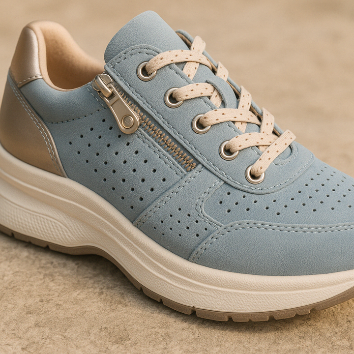 Sneakers da donna con lacci per uso quotidiano