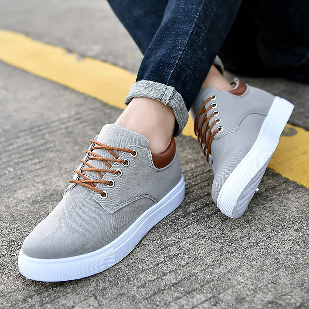 Sneakers da uomo con lacci per uso quotidiano