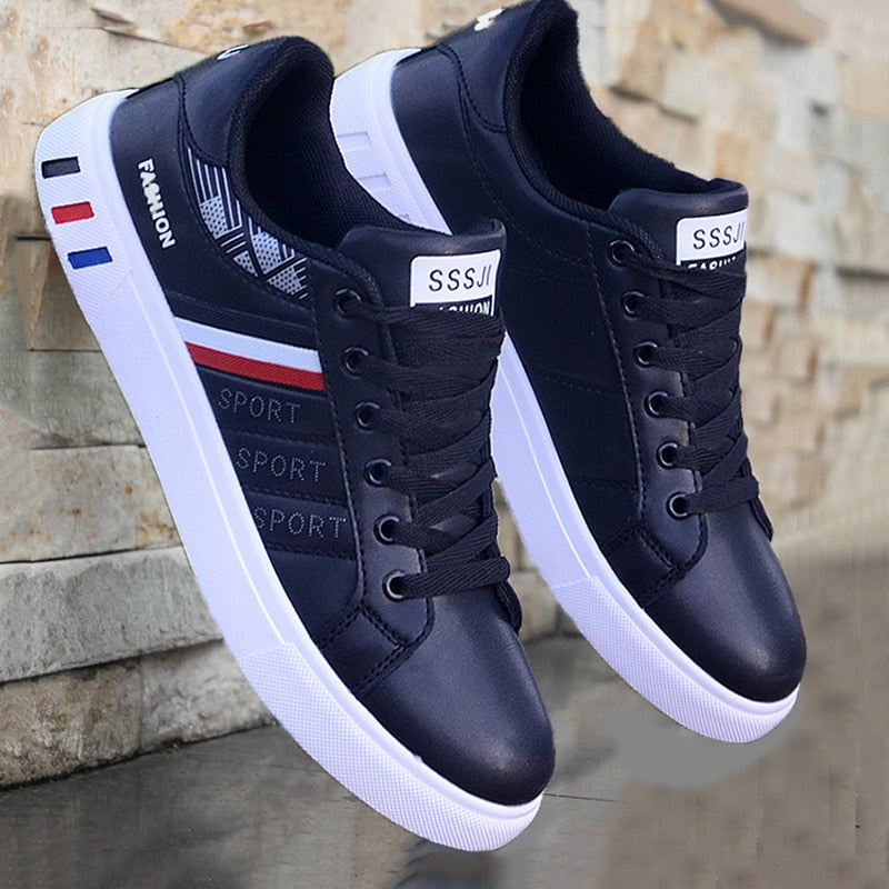 Sneakers da uomo con lacci per uso quotidiano