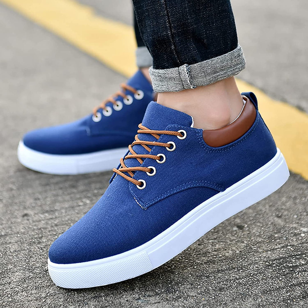 Sneakers da uomo con lacci per uso quotidiano