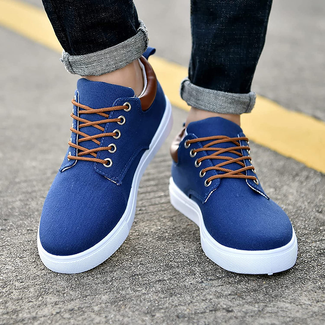Sneakers da uomo con lacci per uso quotidiano