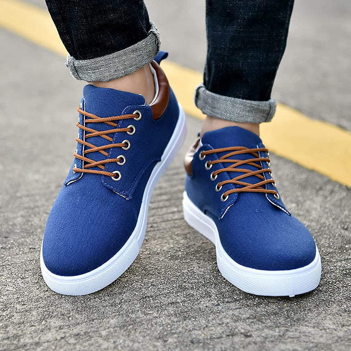 Sneakers da uomo con lacci per uso quotidiano