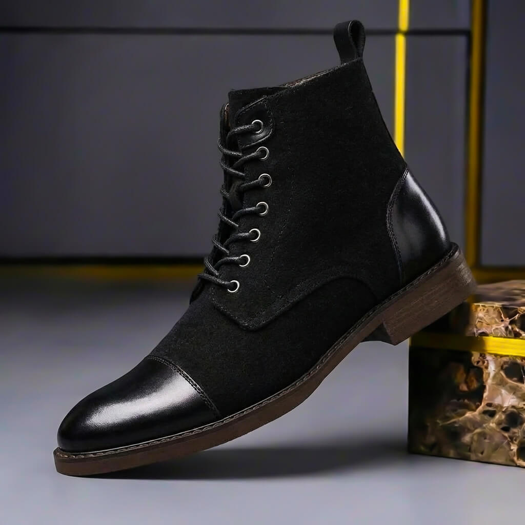 Stivale Uomo alla Caviglia dallo Stile Classico