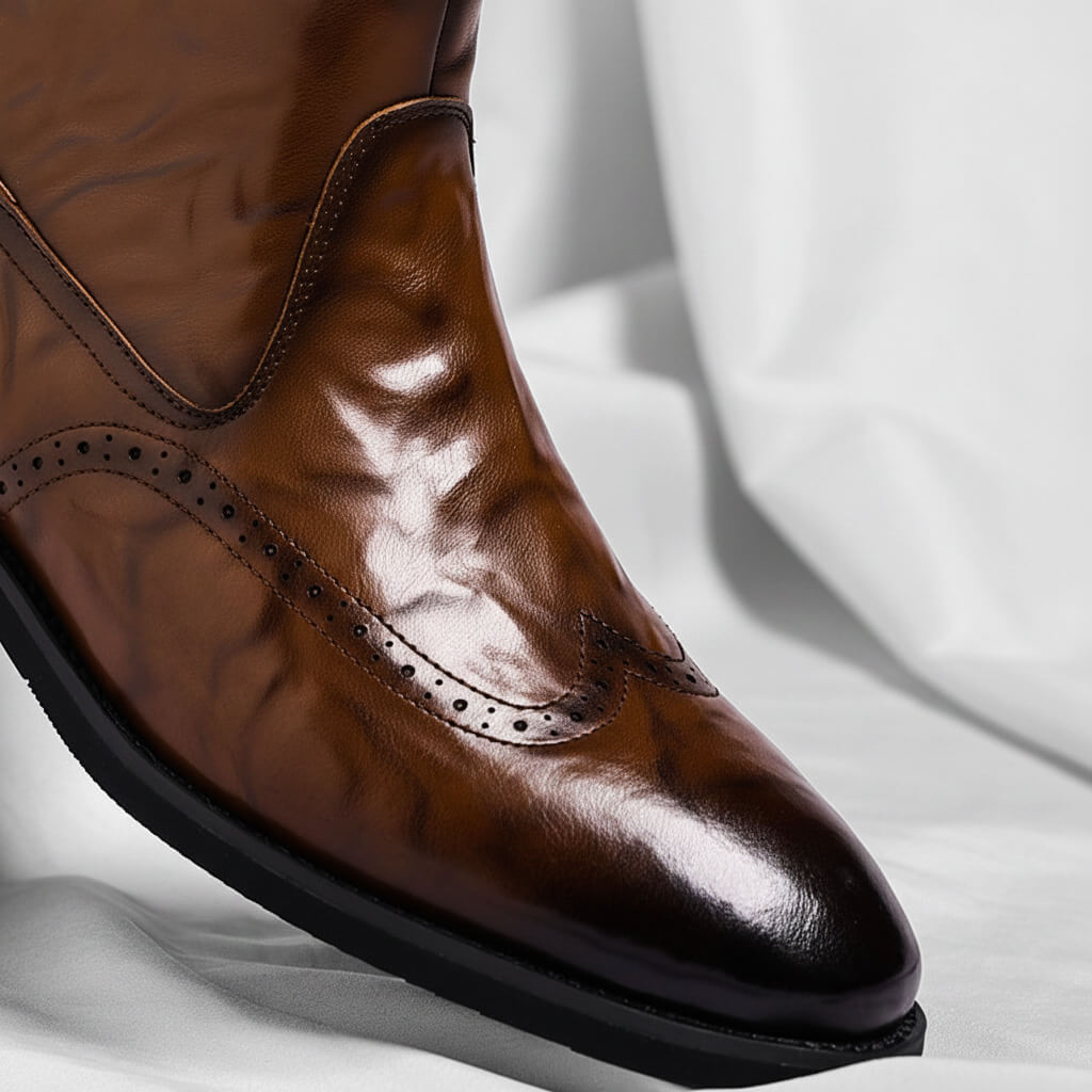 Stivale Uomo alla Caviglia dallo Stile Classico