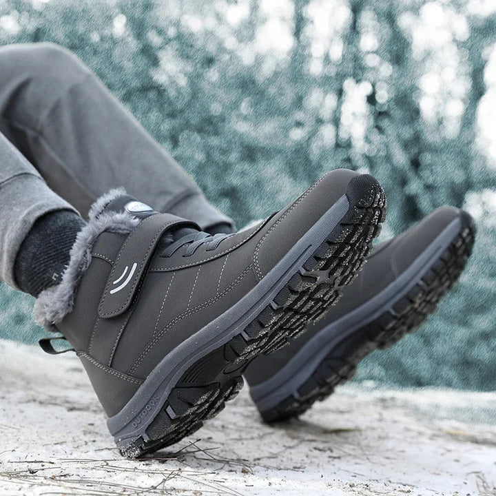 Stivaletti invernali uomo grigi – altra vista