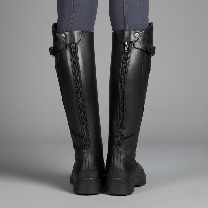 Stivali Alti da Donna con Fibbie Decorative Eleganti