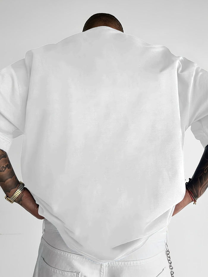 T-shirt oversize da uomo con stampa