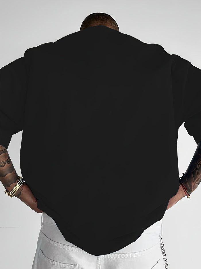 T-shirt oversize da uomo con stampa