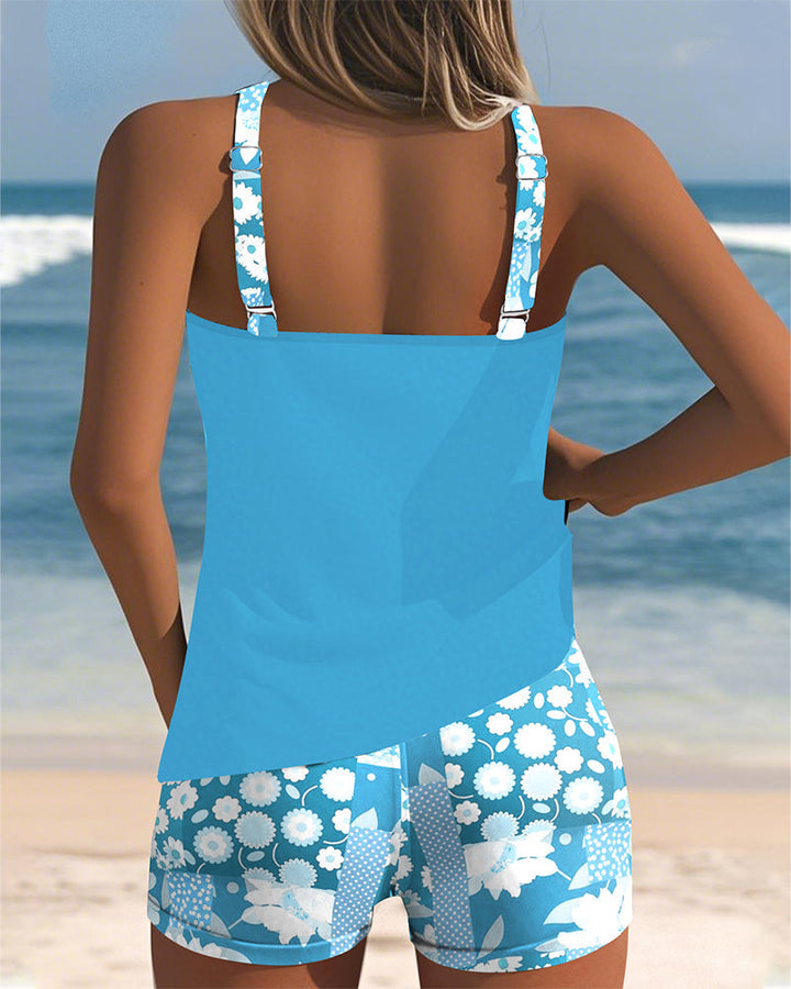 Tankini da donna con pantaloncini per l’estate