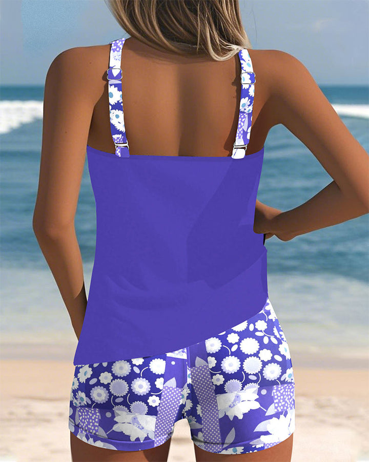 Tankini da donna con pantaloncini per l’estate