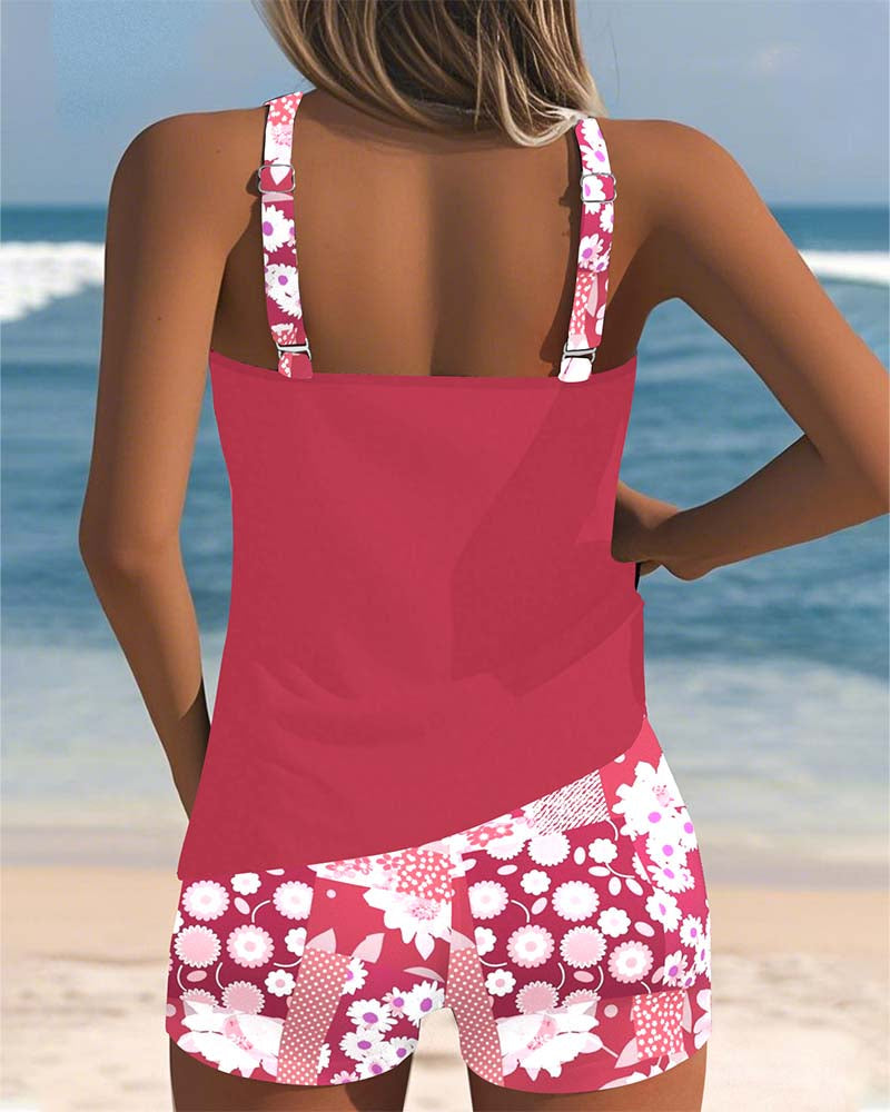 Tankini da donna con pantaloncini per l’estate