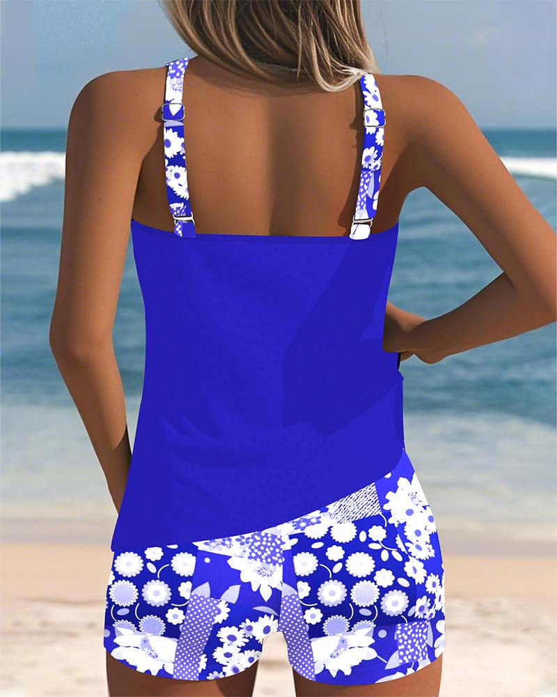 Tankini da donna con pantaloncini per l’estate