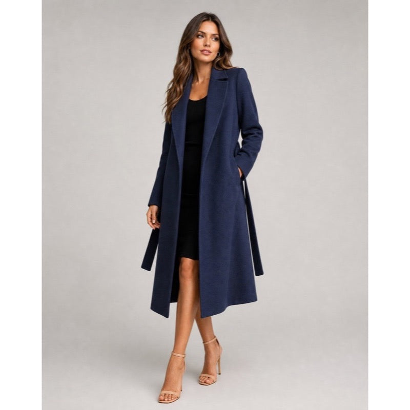 Trench da donna con cintura in vita – dettaglio 1