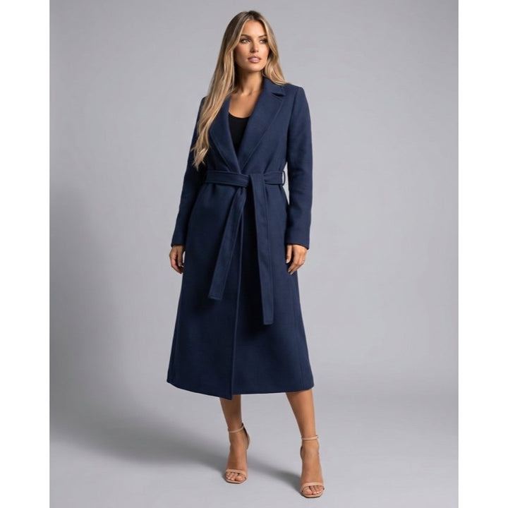 Trench da donna con cintura in vita – dettaglio 3
